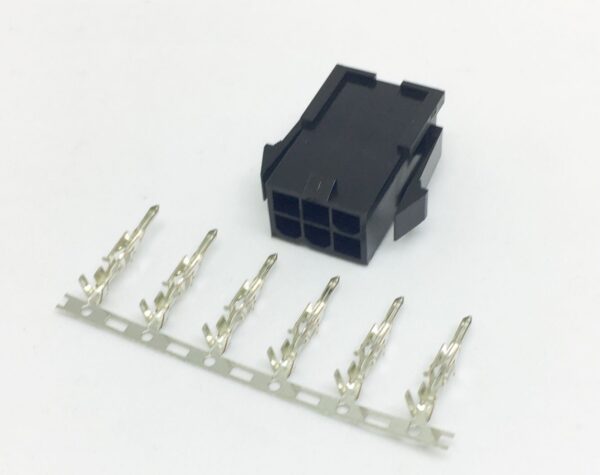 Stock, Servo Connector, VW3M5112, ASDBCAPW0100, 6Pin + Male Terminal, Female Connector