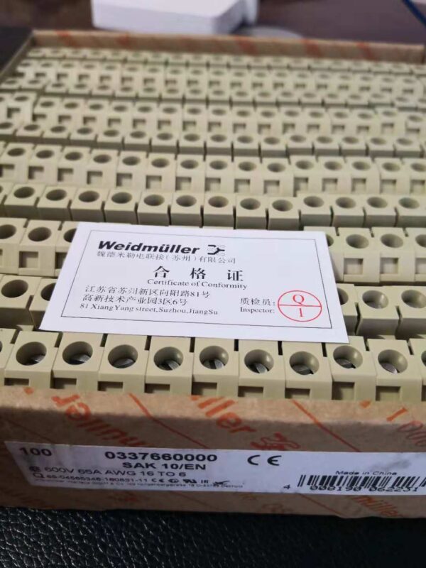 Stock, SAK 10/EN, Weidmuller, 0337660000