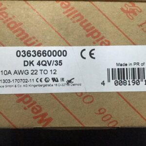 Stock, DK4QV/35, Weidmuller, 0363660000