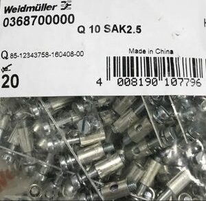 Stock, Q10 SAK2.5,  Weidmuller, 0368700000