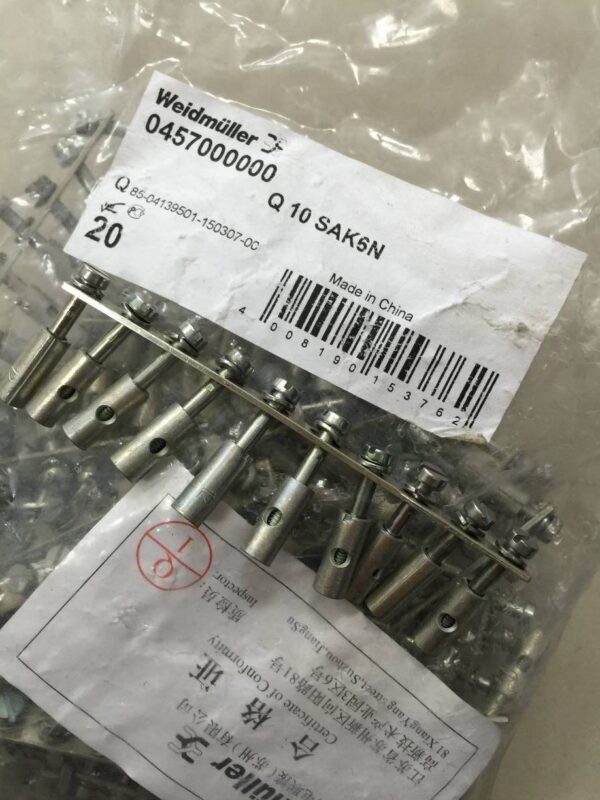 Stock, Q10 SAK6N, Weidmuller, 0457000000