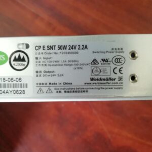 Stock, CP E SNT 50W 24V 2.2A, Weidmuller, 1202450000