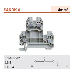 Stock, SAKDK 4, Weidmuller, 1256260000