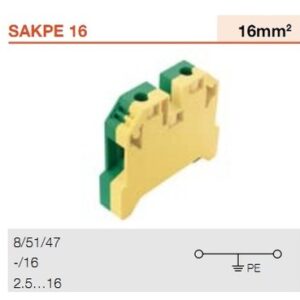 Stock, SAKPE 16, Weidmuller, 1256990000