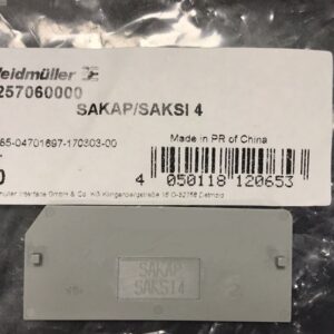 Stock, SAKAP/SAKSI 4, Weidmuller, 1257060000