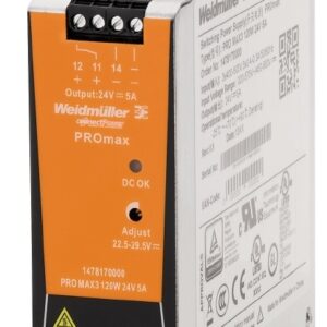 Stock, PRO MAX3 120W 24V 5A, Weidmuller, 1478170000