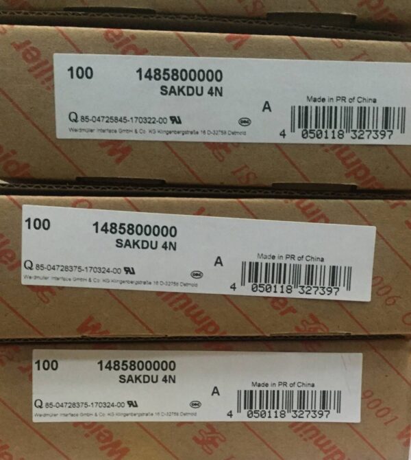 Stock, SAKDU 4N, Weidmuller, 1485800000