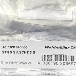 Stock, STR 5 S F.SCHT 5 S, Weidmuller, 1631940000