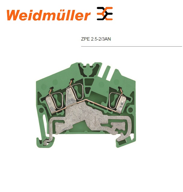 Stock, ZPE 2.5-2/3AN, Weidmuller, 1706090000