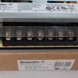 Stock, PRO PM 350W 24V 14.6A, Weidmuller, 2660200294