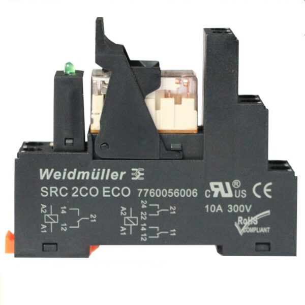 Stock, RCL KITS 24VDC 2CO , 7760056025, Relay With Socket, RCL424024 + 7760056006 - 图片 2