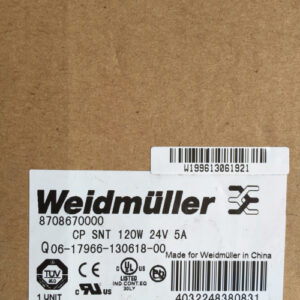 Stock, CP SNT 120W 24V 5A, Weidmuller, 8708670000