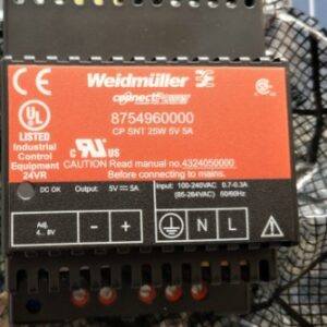 Stock, CP SNT 25W 5V 5A, Weidmuller,  8754960000