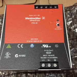 Stock, CP M SNT 500W 24V 20A M, Weidmuller, 8951370010