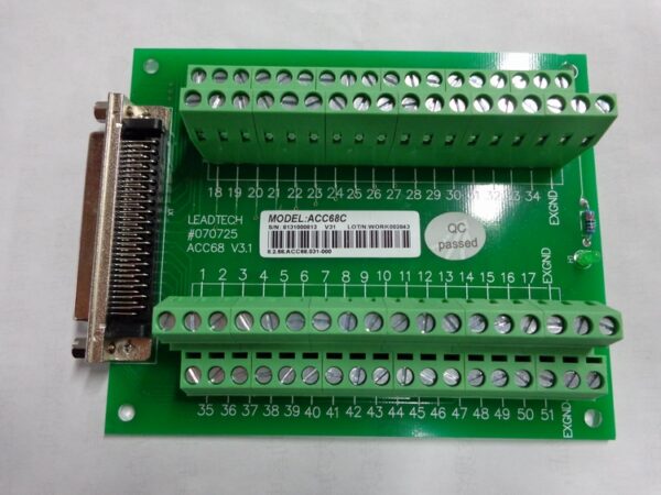 Stock, LeadTech, Terminal Block, ACC68C V3.1 and V3.2 optioin