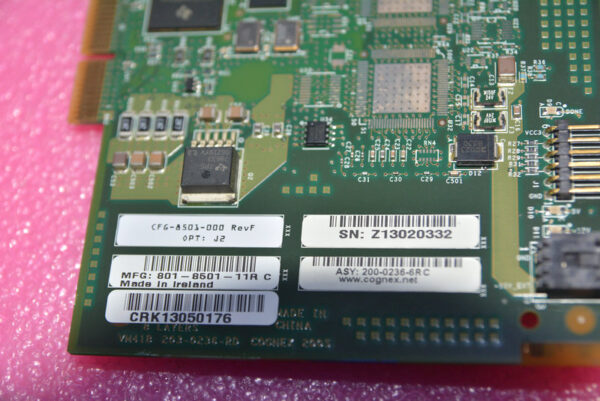 Stock,  Cognex CFG-8501-000 RevF OPT-J2, 801-8501-11R, 203-0236-RD, Used - 图片 3