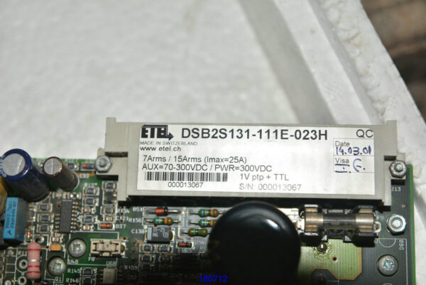 Stock, ETEL, DSB2, DSB2S131-111E-023H, Used - 图片 3