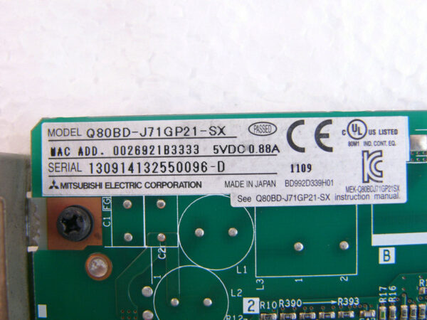 Stock, Mitsubishi, Q80BD-J71GP21-SX, Used - 图片 3