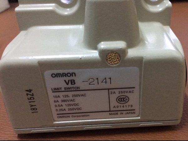 Stock, Omron, VB-2141, Limit Switch, New
