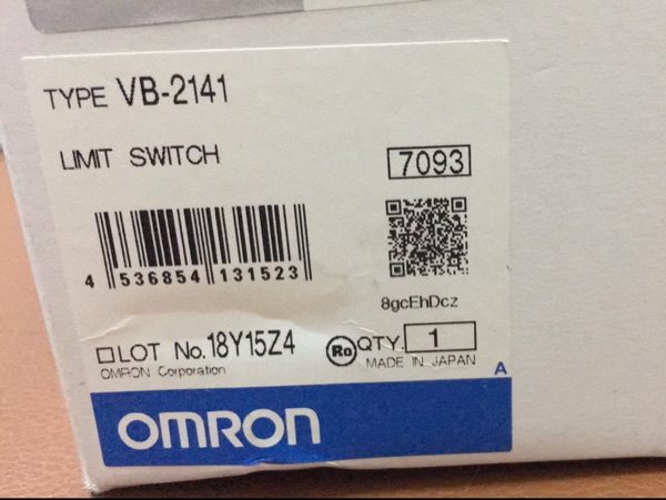 Stock, Omron, VB-2141, Limit Switch, New - 图片 2
