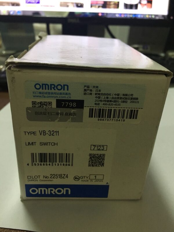 Stock, Omron, VB-3211, Limit Switch, New - 图片 2