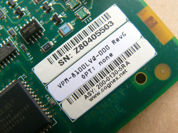Stock, COGNEX, VPM-8100LVQ-000 REV.G OPT:none, ASY: 200-0130-5R,  801-8136-04R,Used - 图片 3
