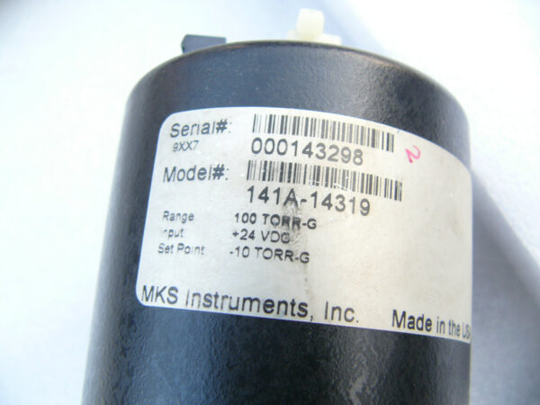 Stock, MKS MANOMETER, 141A-14319, 100 TORR-G, Used - 图片 3