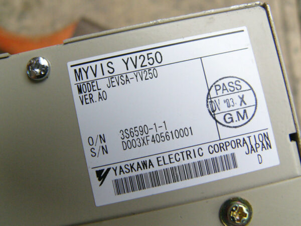 Stock, Yaskawa, MYVIS, JEVSA-YV250 Ver.A0, Used - 图片 3
