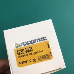 Stock SOCOMEC, 42303006, COMO C 3P 63A, Changeover Switch,New