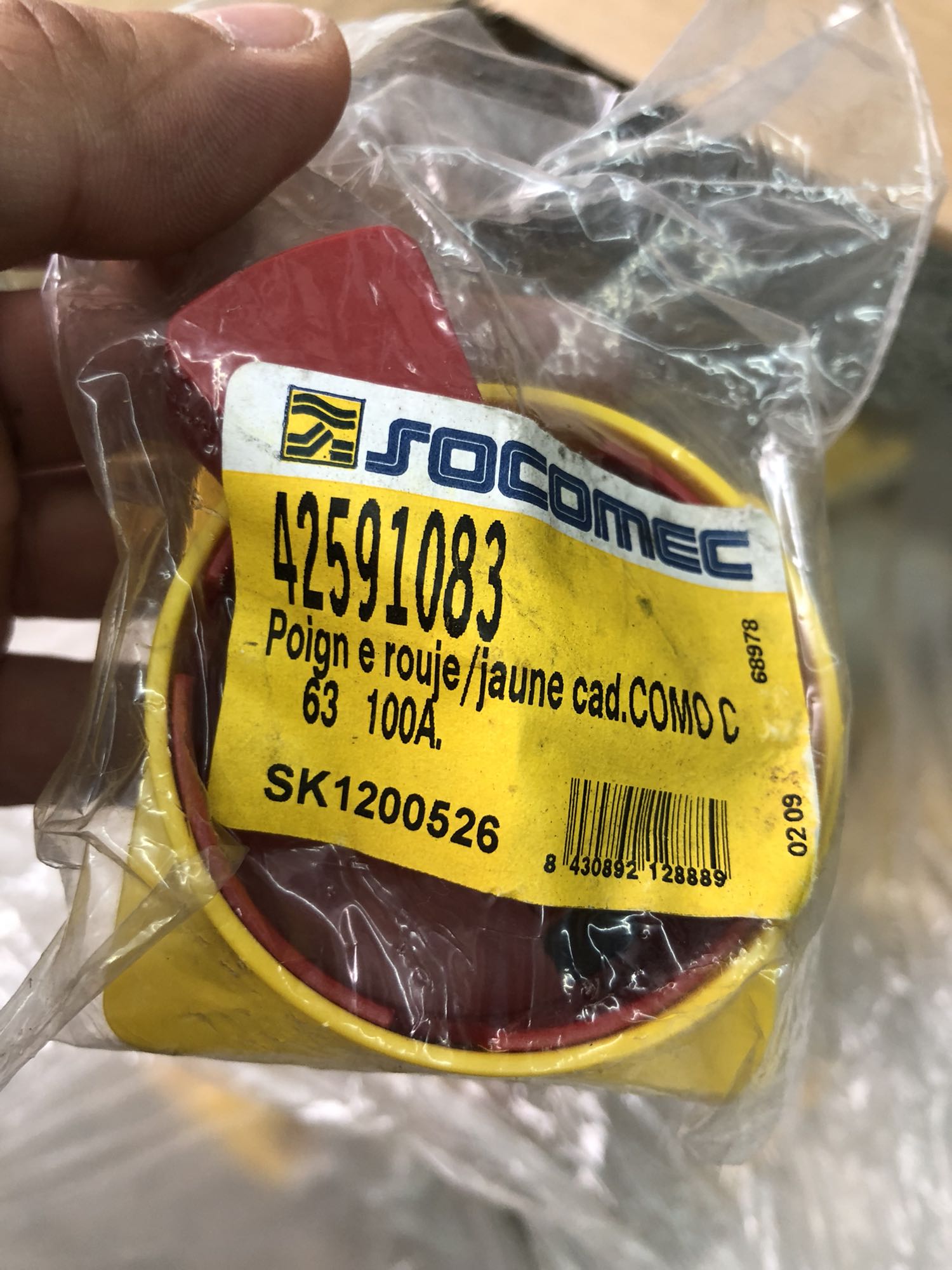 Stock SOCOMEC, 42591083, COMO C 63 100A, New