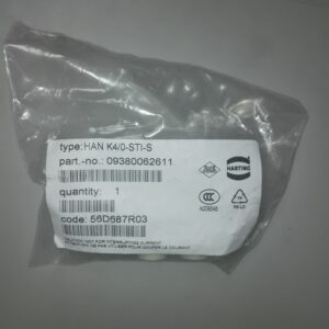 Stock, 09380062611 Harting, HAN K4/0-STI-S K4/0M, New