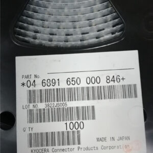 Stock, KYOCERA, Connector, 046891650000846+, New