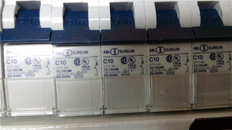 Stock, ABL SURSUM, 1C10UM, C10A, 1P, 277VAC, New