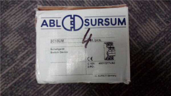 Stock, ABL SURSUM, 2C10UM, C10A, 2P, 480Y/277VAC, New - 图片 2