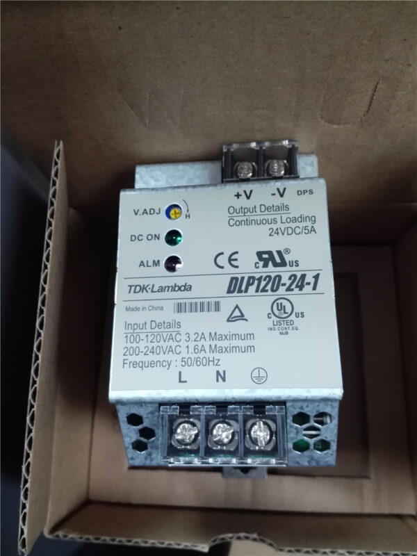 Stock, TDK-LAMBDA, Power Supply, DLP120-24-1, New