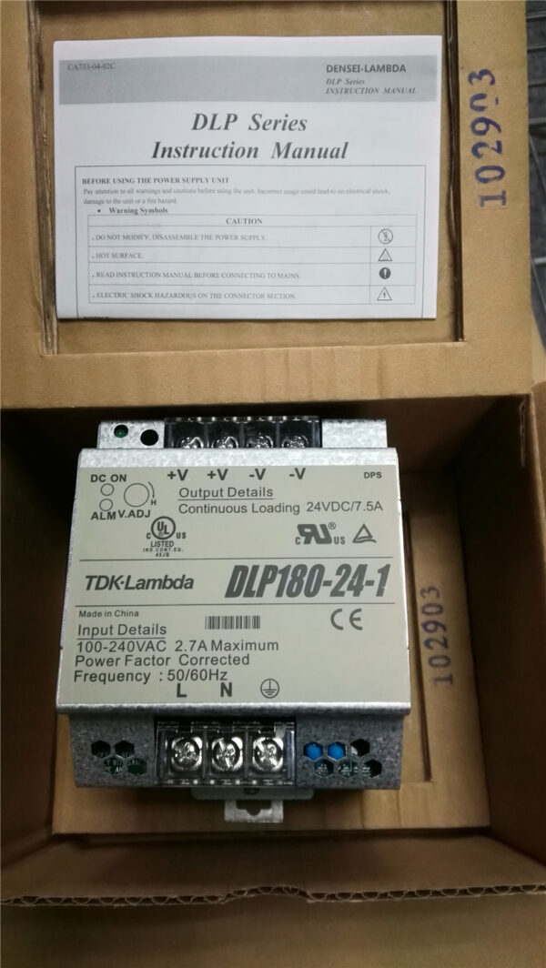 Stock,TDK-LAMBDA, Power Supply, DLP180-24-1, New