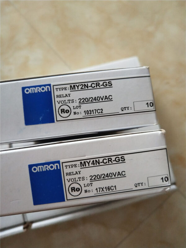 Stock, Omron, Relay, MY2N-CR-GS 220/240VAC, New - 图片 3