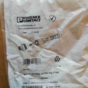 Stock, SACC-M12FS-4CON-PG 7-VA, Phoenix, 1553242, New