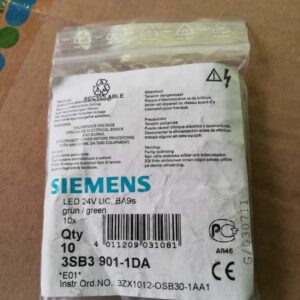 Stock, 3SB3901-1DA, Siemens, New