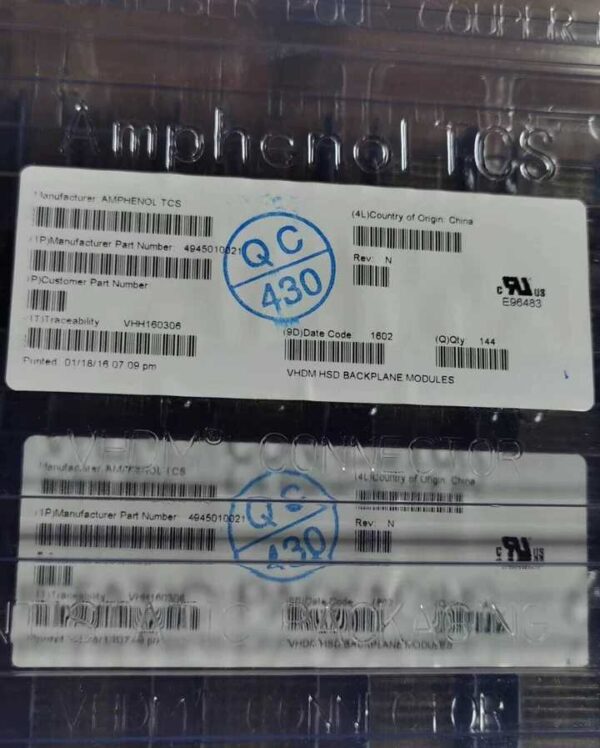 Stock, VHH160306 Amphenol 4945010021, Back Plane Module, New - 图片 2