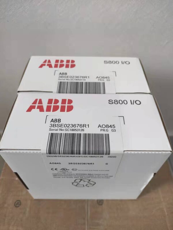 ABB I/O Module, AO845 (3BSE023676R1), New, Excess Stock