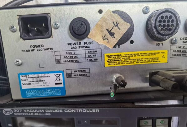 GRANVILLE-PHILLIPS, 307 VACUUM GAUGE CONTROLLER, 307702-01B-T3 - 图片 2