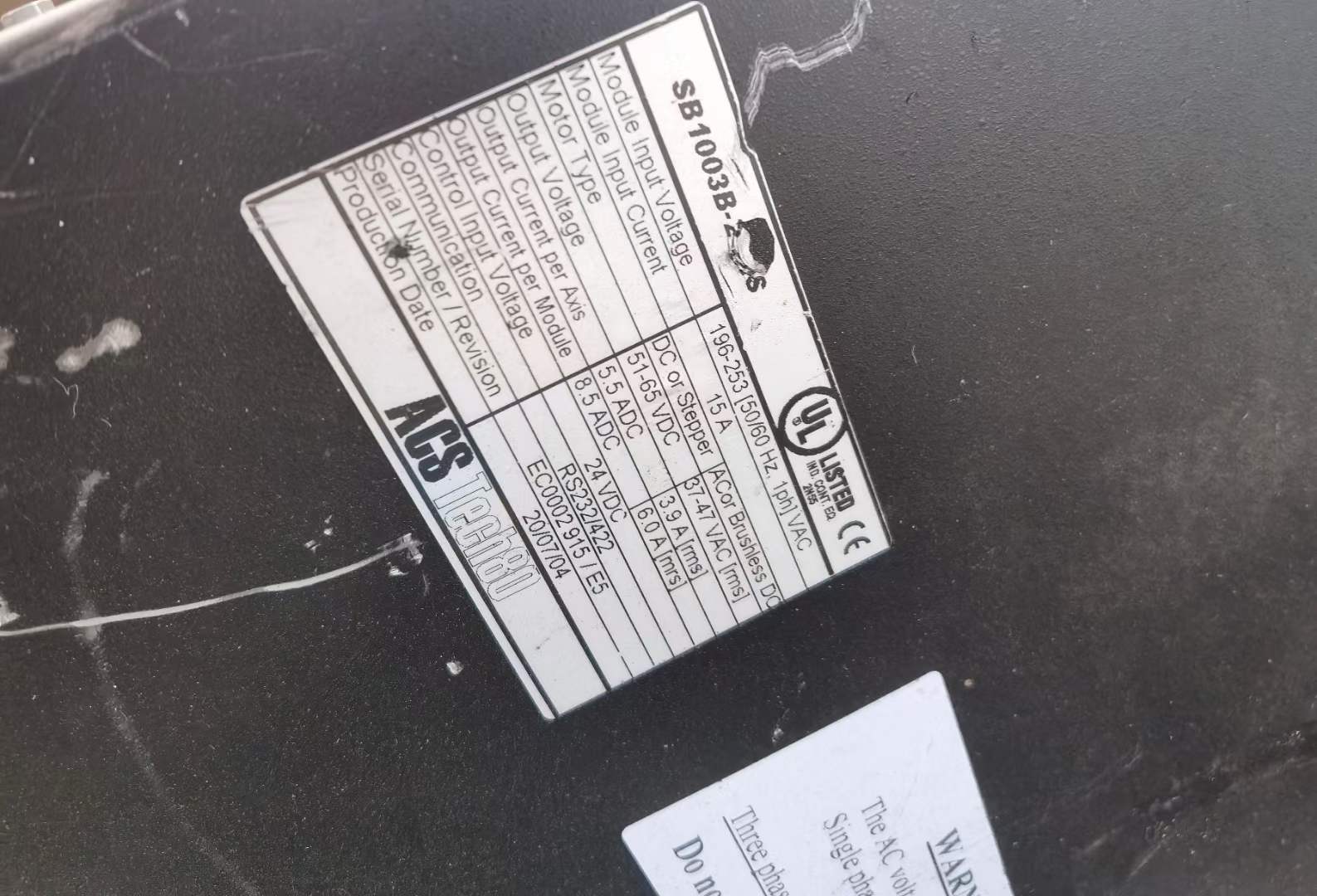 ACS Tech80 SB1003B-2-INS, Used - 图片 2