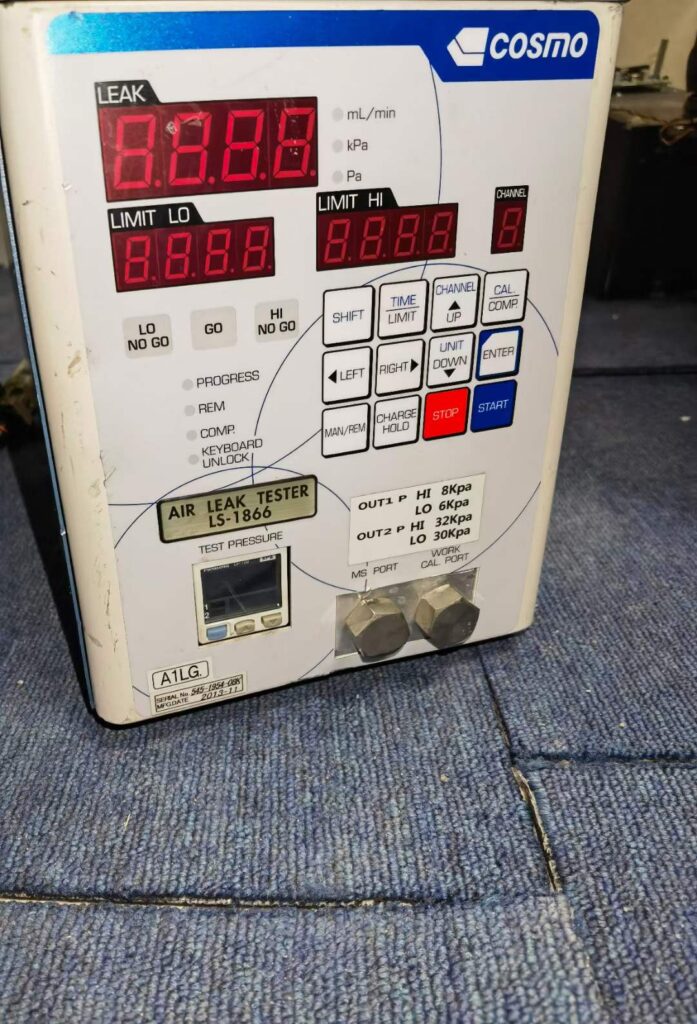 Cosmo Air Leak Tester LS1866, Used Provide Stock Of Electronic