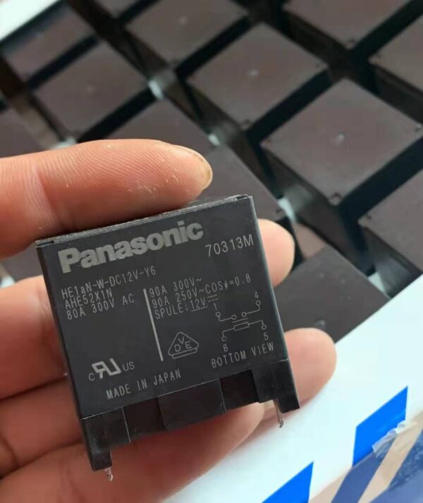 Excess Stock, Panasonic Relay, HE1AN-W-DC12V-Y6, New