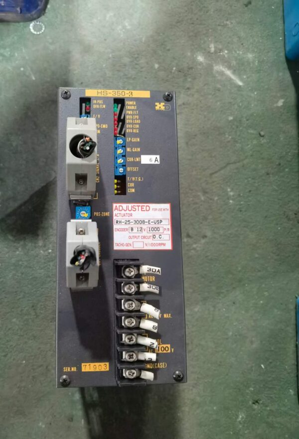 Servo Drive, HS-350-3, RH-25-3008-E-USP, Used