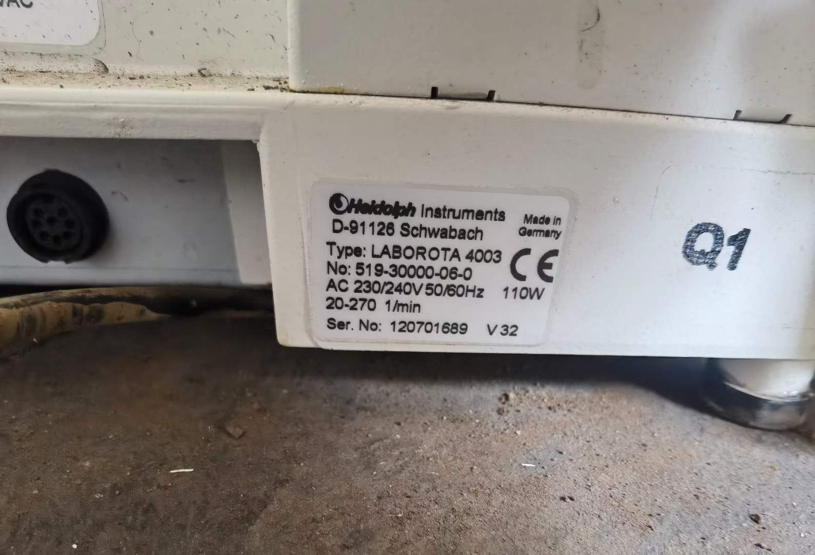 Heidolph LABOROTA 4003 519-30000-06-0 + VAC Senso T 591-00350-00-0, Used - 图片 4