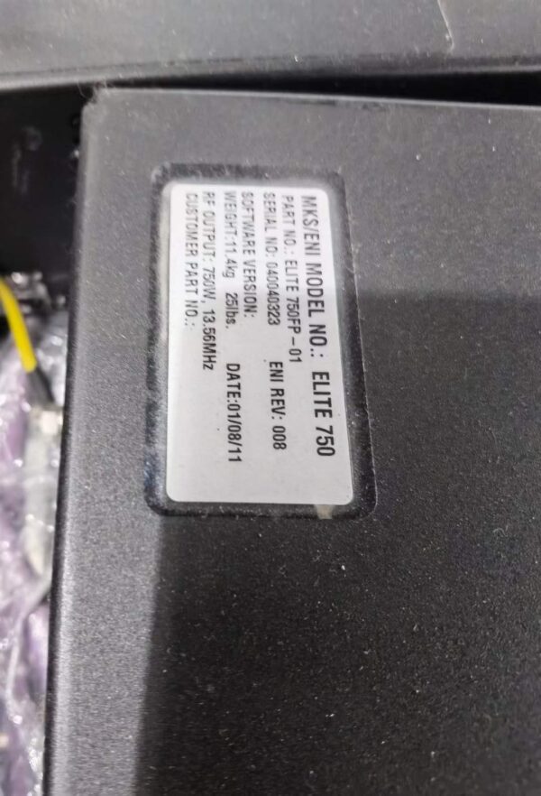 MKS-ENI ELITE 750 ELITE 750FP-01 ENI REV 008, Used - 图片 2