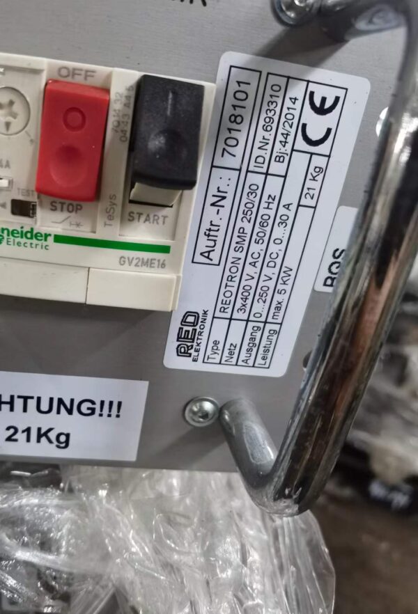 REO REOTRON SMP 250-30, Used - 图片 2