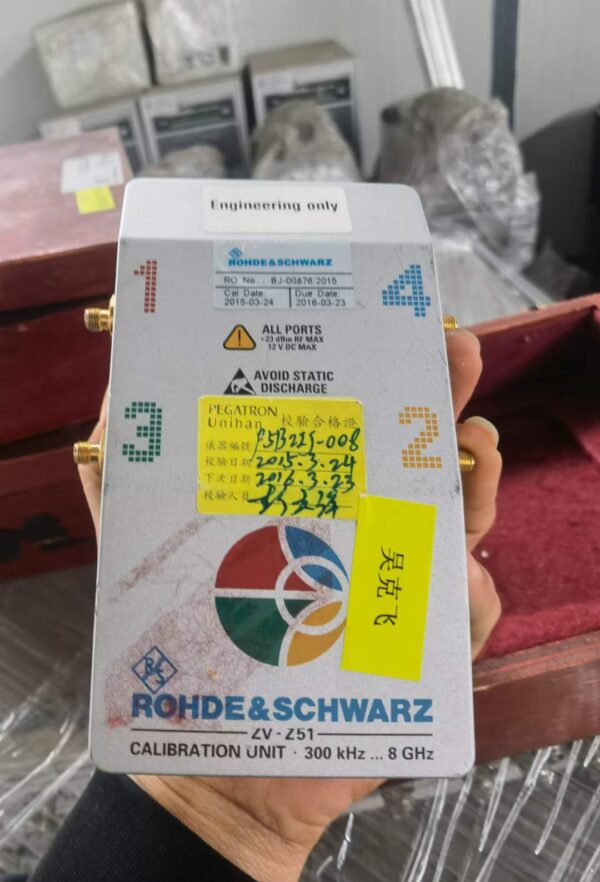 ROHDE SCHWARZ BJ-00876 2015 CALIBRATION UNIT ZV-Z51, Used - 图片 4